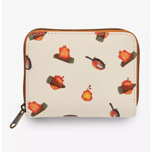 Loungefly Studio Ghibli® Howl's Moving Castle Calcifer Wallet - NWT - Picture 3 of 4